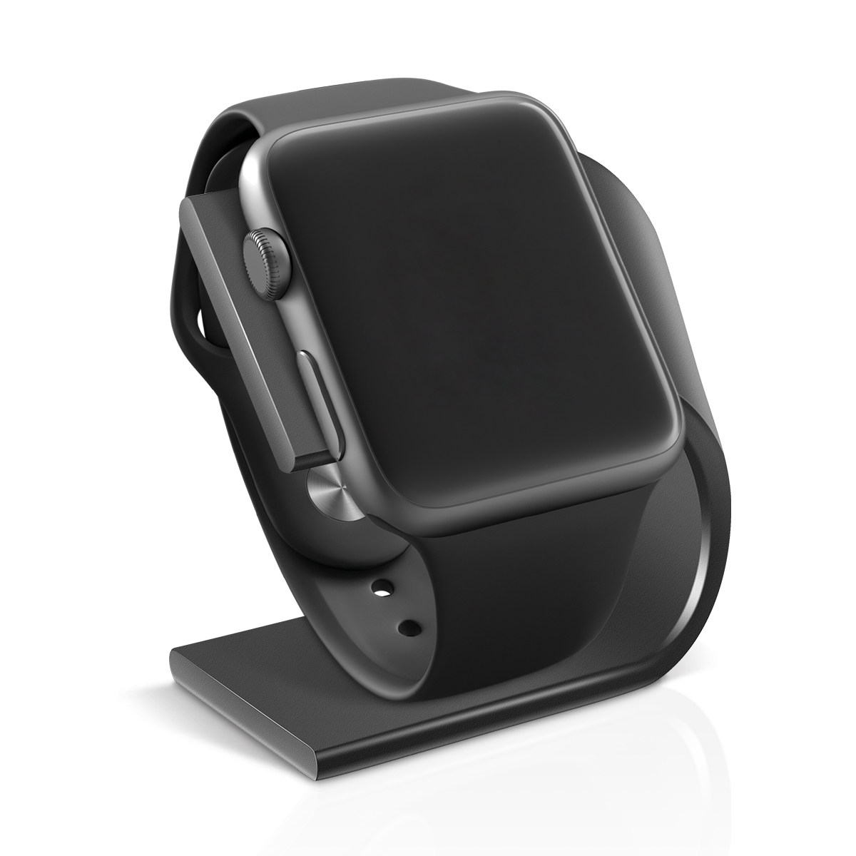 Watch Charging Dock - 腕時計用スタンド、U字型、深灰色、安定した保持力、充電ドック、滑り止め設計
