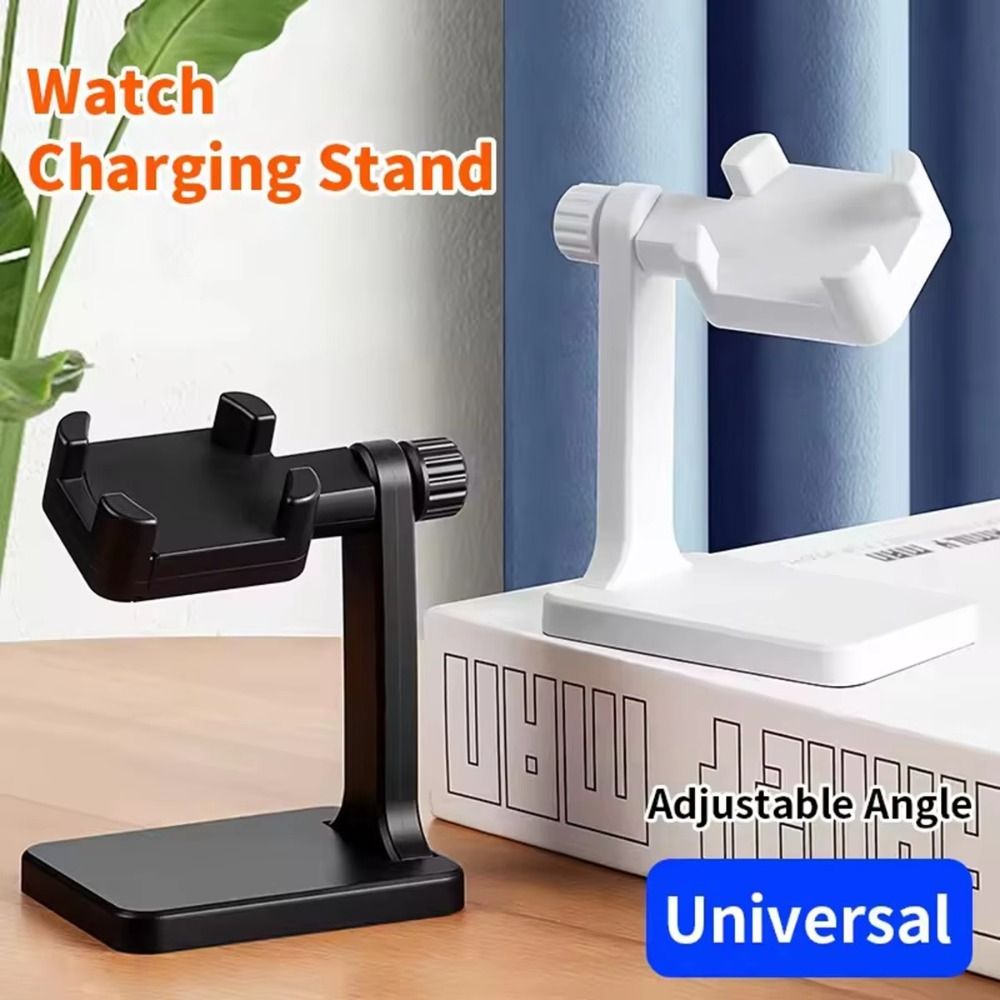 Watch Charging Dock - 調整可能なスマートウォッチ充電スタンド、滑り止めパッド付き、安定したウォッチ充電ドックホルダー、柔軟で回転可能