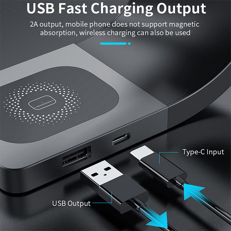 メタルシェル4in1ワイヤレス充電器 iPhone 16/1 - Wireless Charger Watch のレビューと価格