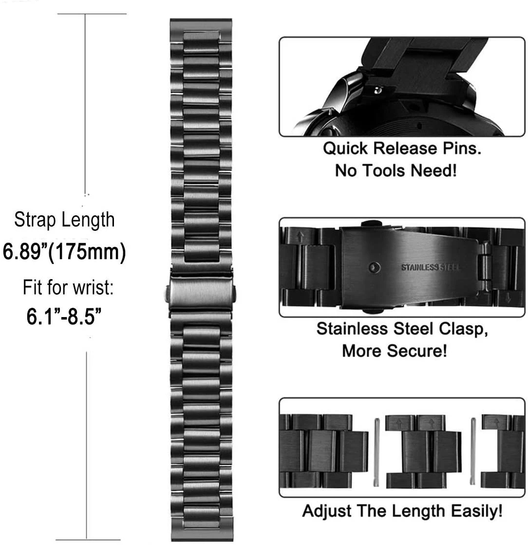 ステンレス鋼バンドモトローラモトウォッチ 120 金属交換ス - Motorola Smartwatch Accessories のレビューと価格