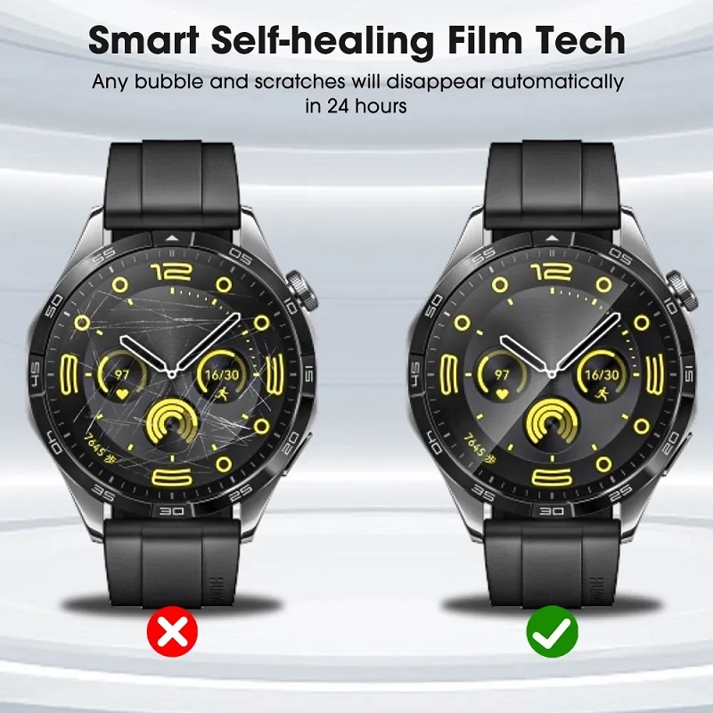 ユニバーサルラウンドウォッチヒドロゲルフィルム,直径46,  - Motorola Smartwatch Accessories のレビューと価格