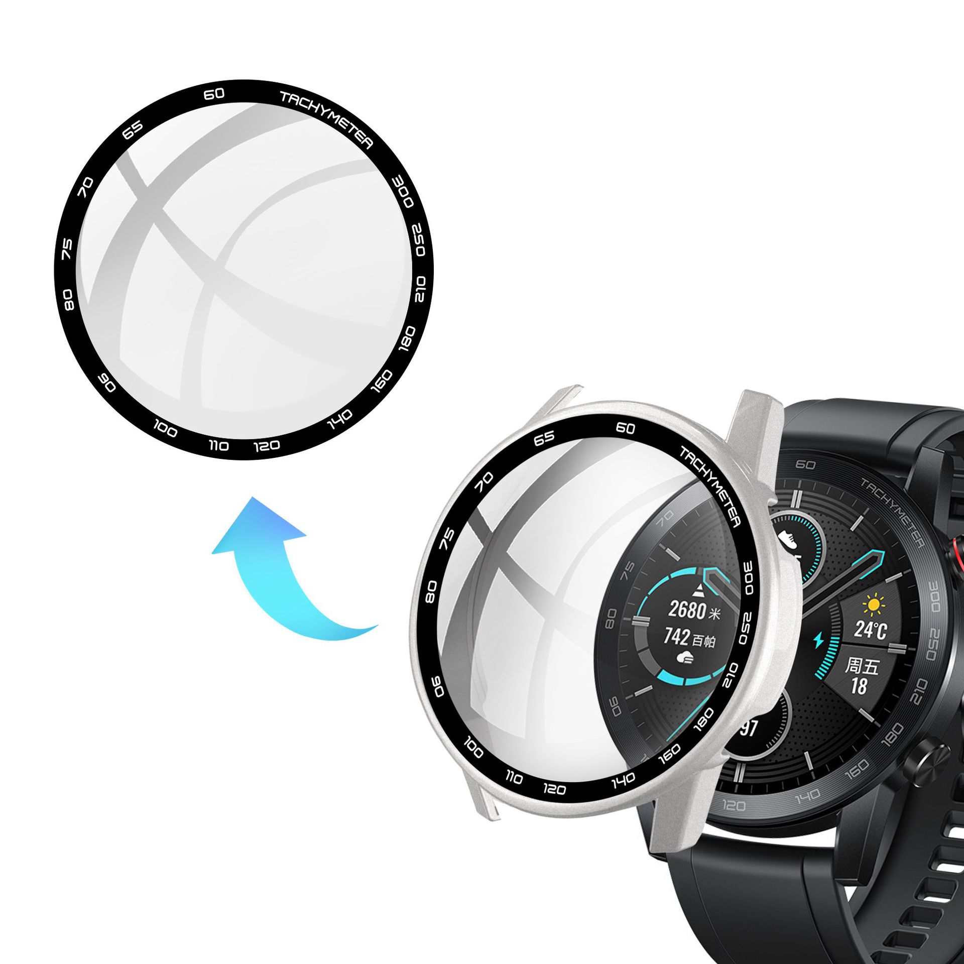 Huawei用ガラススクリーンプロテクター,huawei h - Motorola Smartwatch Accessories のレビューと価格