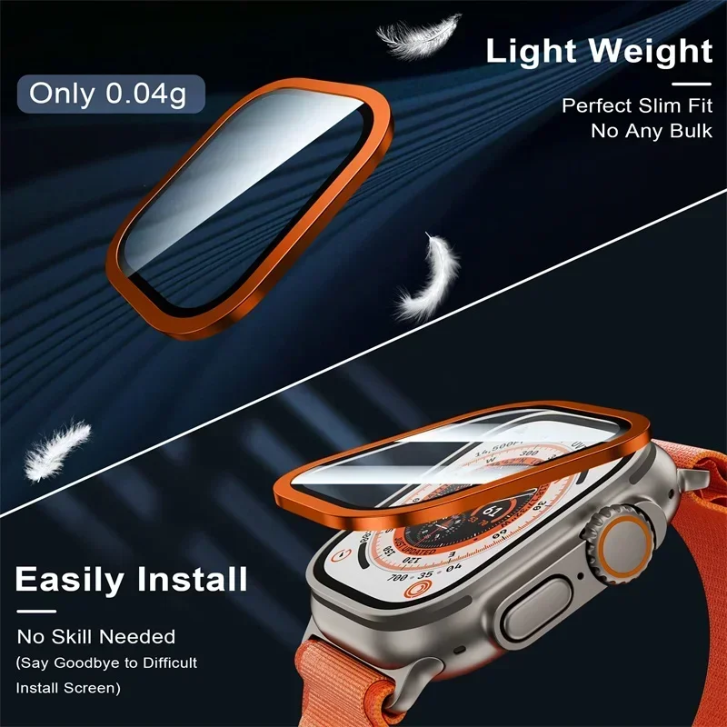 2 個の強化ガラス Apple Watch ウルトラ 49  - Smartwatch Case のレビューと価格