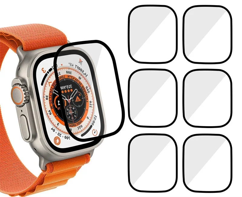 スクリーンプロテクター 3D強化ガラスフィルム Apple  - Smartwatch Case のレビューと価格