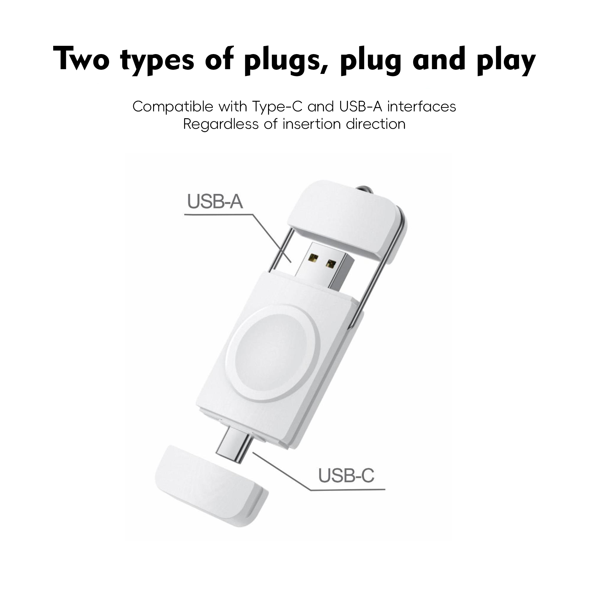 ポータブルワイヤレス充電器 デュアルUSB-A/USB-C入 - Smartwatch Ac のレビューと価格