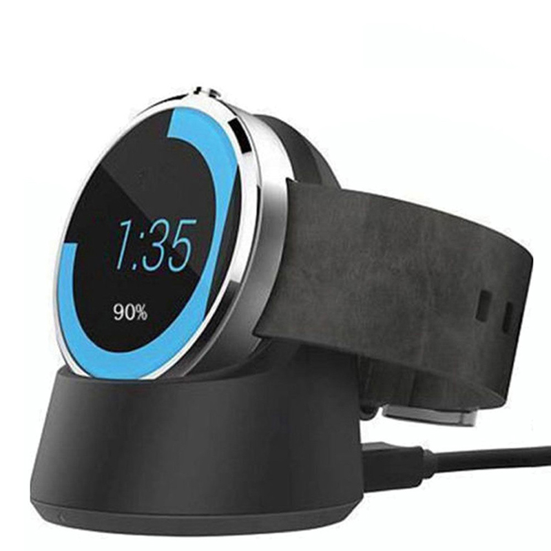 Motorola-ステンレス鋼充電ケーブルを備えたスマート時 - Motorola Smartwatch Accessories のレビューと価格
