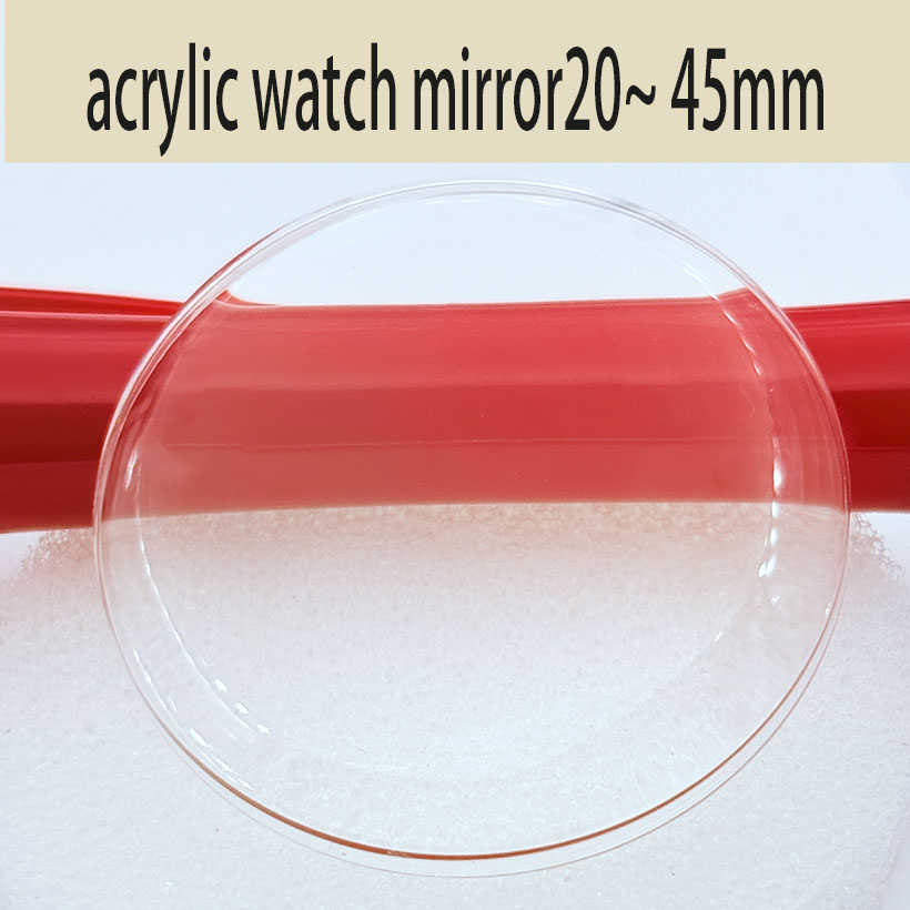 時計ミラーアクセサリーアクリルゴムカバー 20-31 ミリメ - Watch Face Protector のレビューと価格