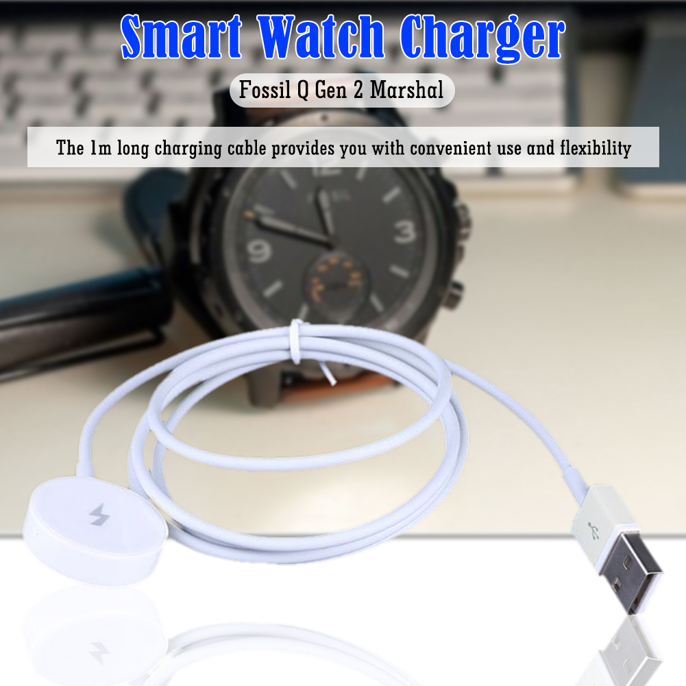 1 メートルスマートウォッチ磁気充電器短絡保護 USB 充電 - Fossil Smartwatch Accessories のレビューと価格